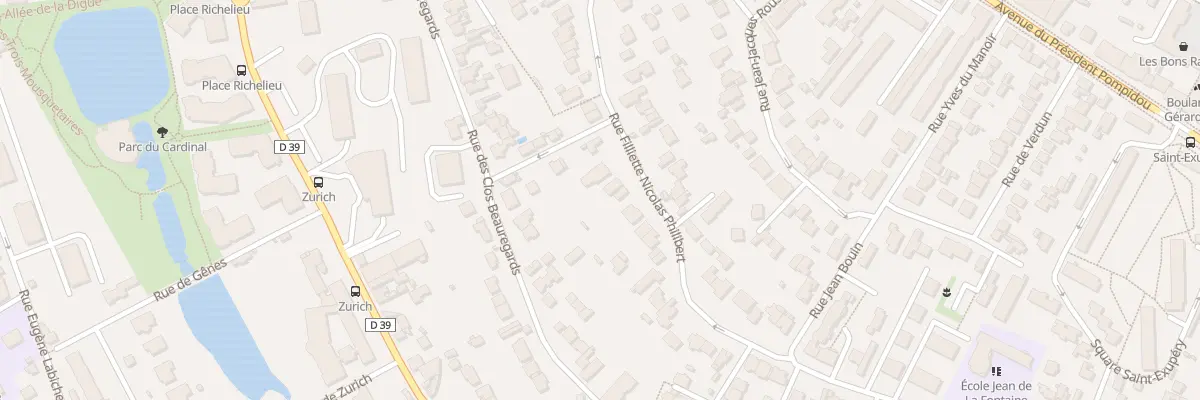 Plan du 80 Rue Ftte N Philibert à Rueil-Malmaison