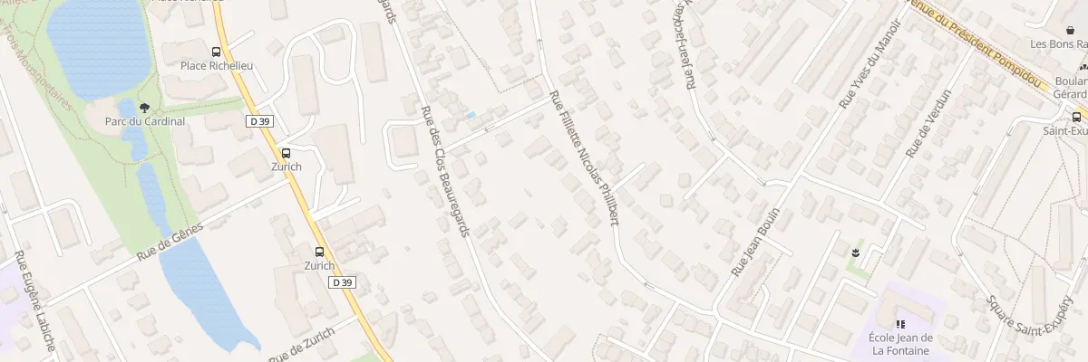 Plan du 82 Rue Ftte N Philibert à Rueil-Malmaison