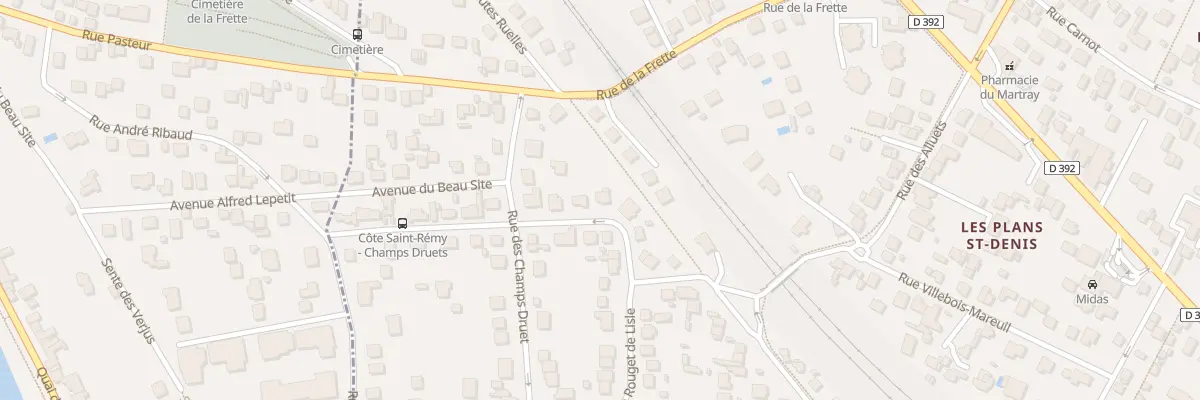 Plan du 10 Rue de la Côte Saint-rémy à Cormeilles-en-Parisis
