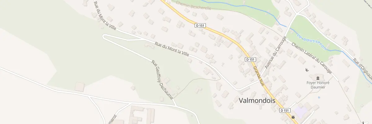 Plan du 5 Rue du Mont la Ville à Valmondois