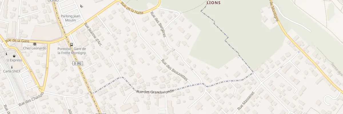Plan du 12 Rue des Bergères à Montigny-lès-Cormeilles