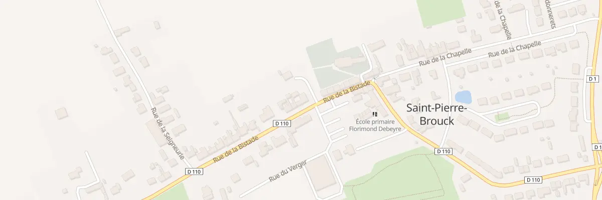 Plan du 112 Rue de la Bistade à Saint-Pierre-Brouck