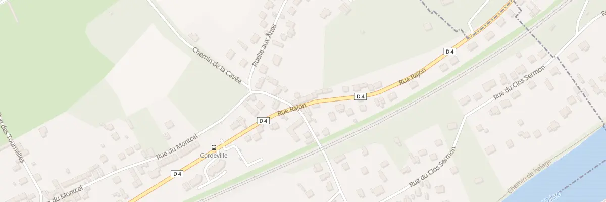Plan du 16 Rue Rajon à Auvers-sur-Oise
