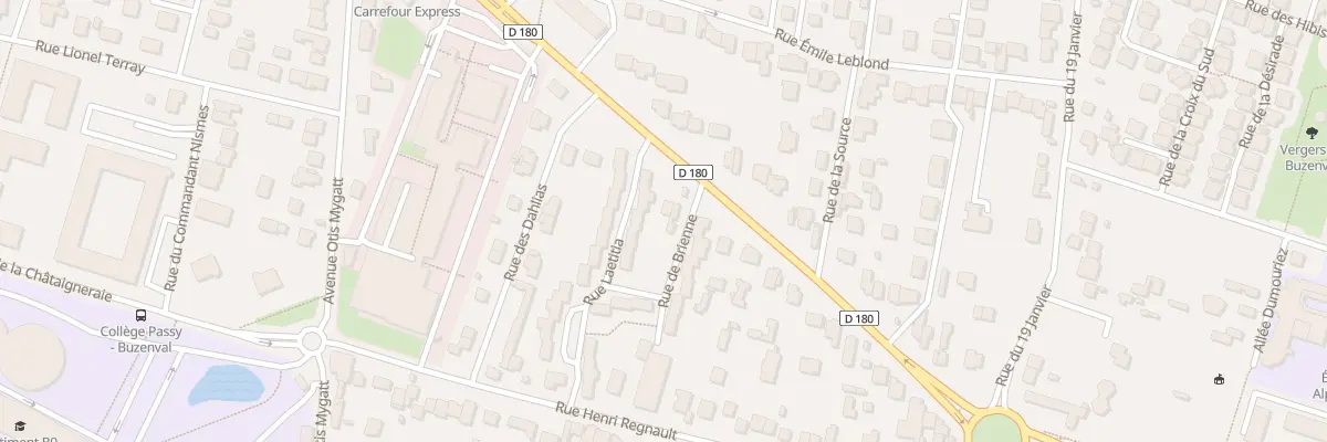 Plan du 288 Rte de l’Empereur à Rueil-Malmaison