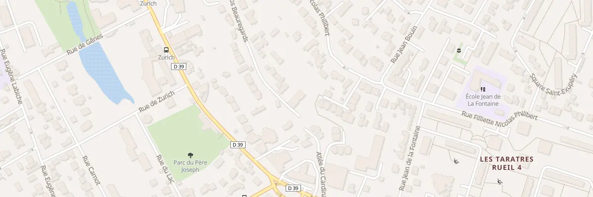 Plan du 77 Rue Clos Beauregards à Rueil-Malmaison