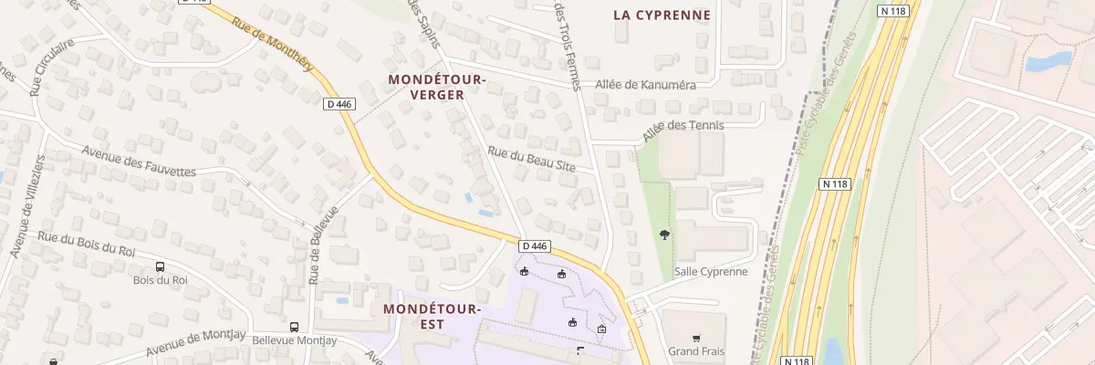 Plan du 3 Rue du Beau Site à Orsay