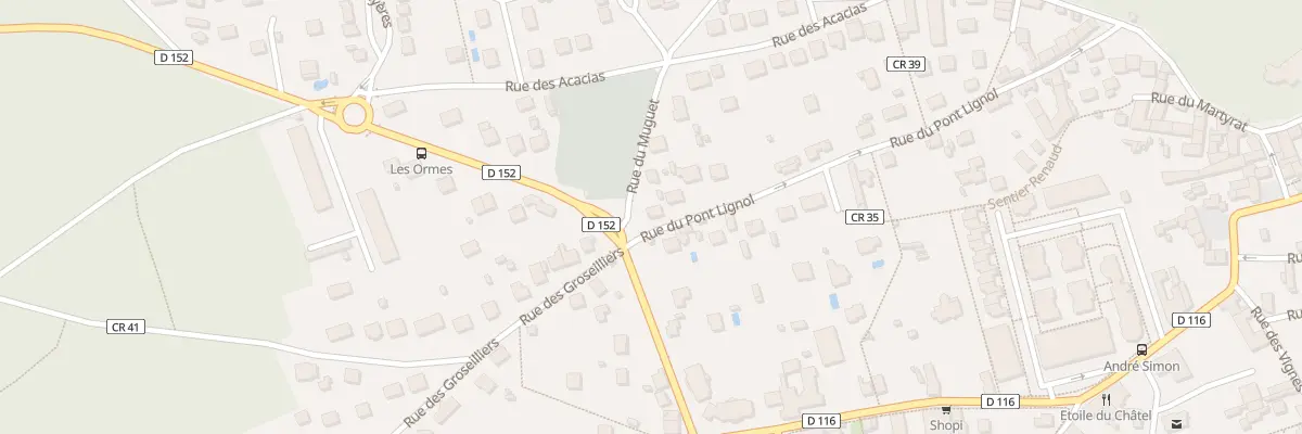 Plan du 26 Rue du Pont Lignol à Bruyères-le-Châtel
