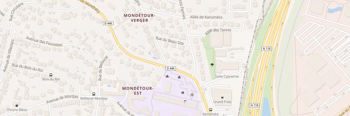 Plan du 57 Rue de Montlhery à Orsay