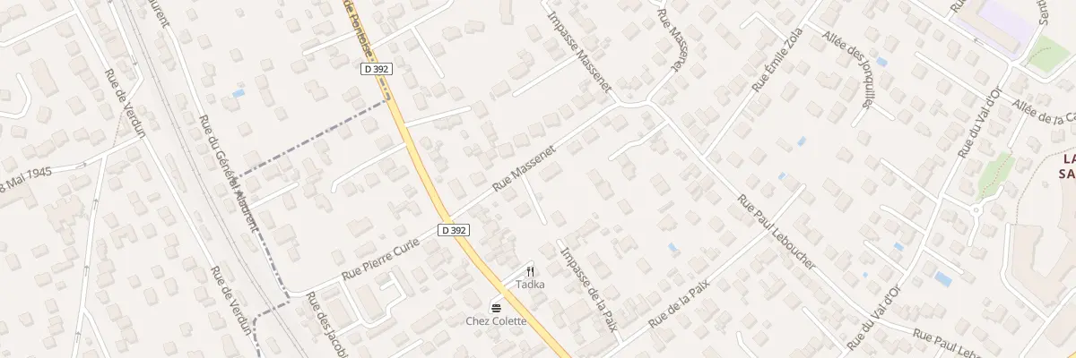 Plan du 6 Rue Massenet à Cormeilles-en-Parisis