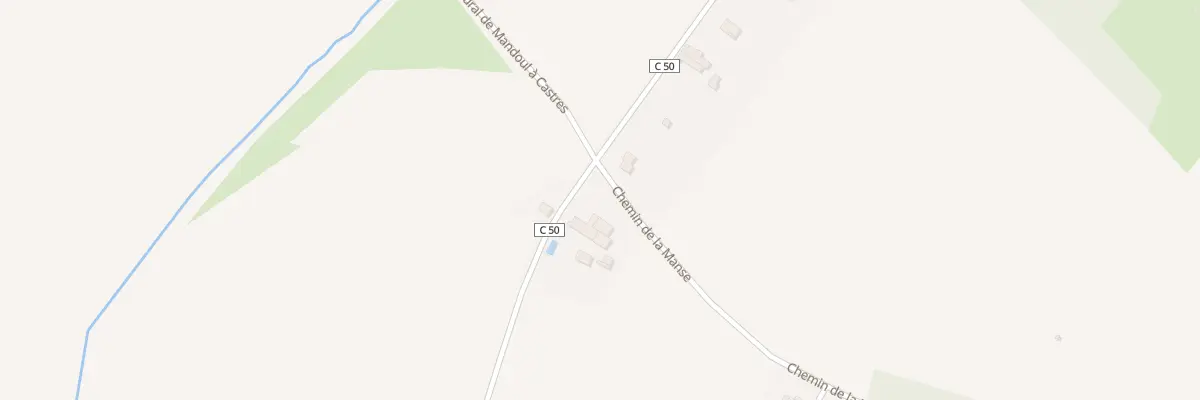 Plan du 34 Che de la Vigarié à Castres