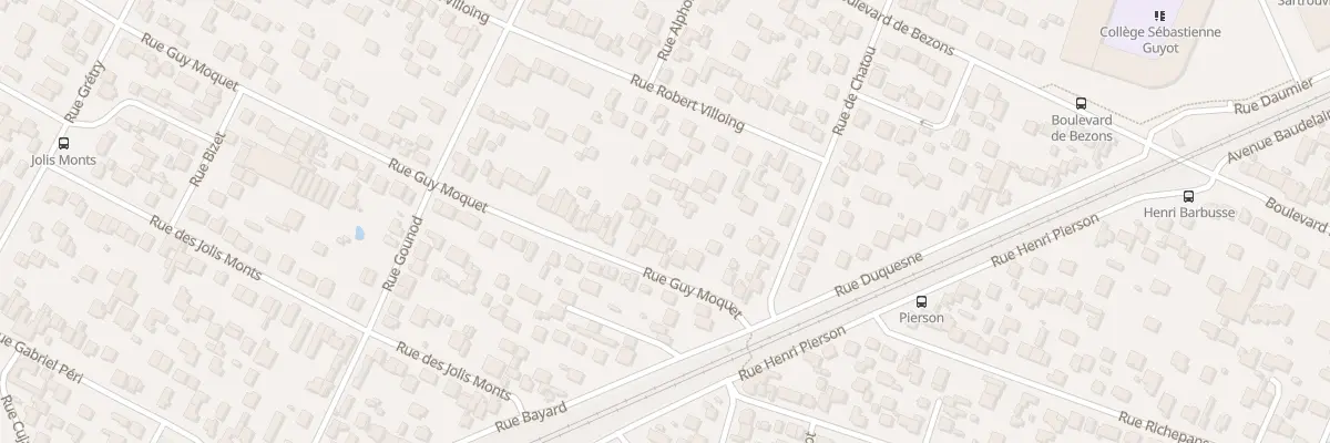 Plan du 97 Rue Guy Moquet à Sartrouville