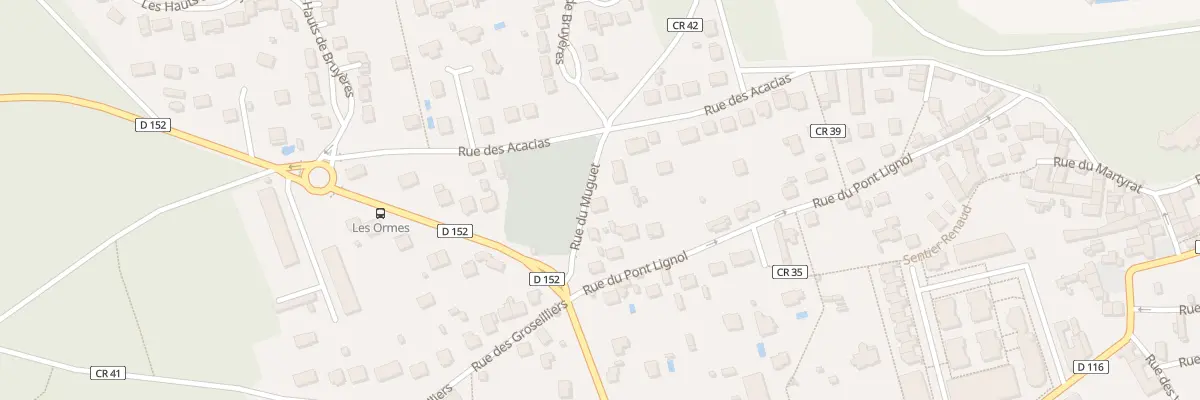 Plan du 1 Rue du Muguet à Bruyères-le-Châtel