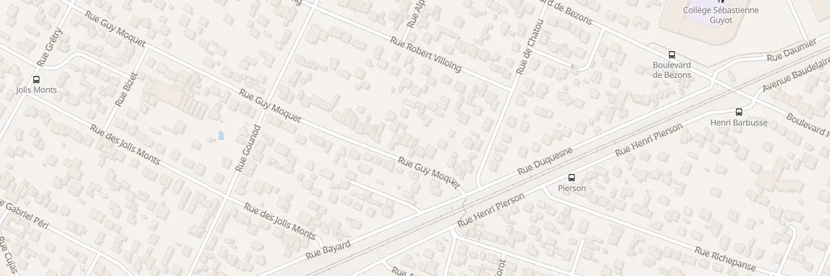 Plan du 99 Rue Guy Moquet à Sartrouville