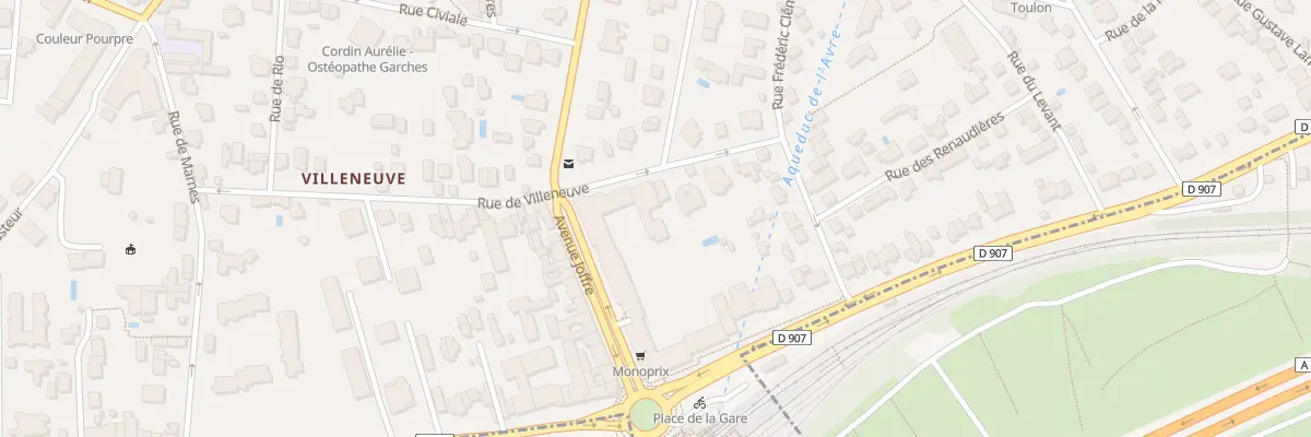 Plan du 19B Rue de Villeneuve à Garches