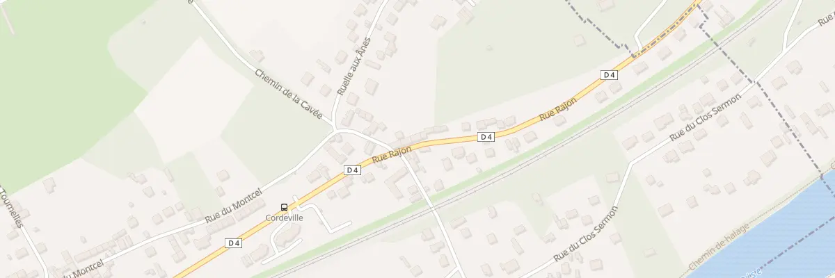 Plan du 14 Rue Rajon à Auvers-sur-Oise