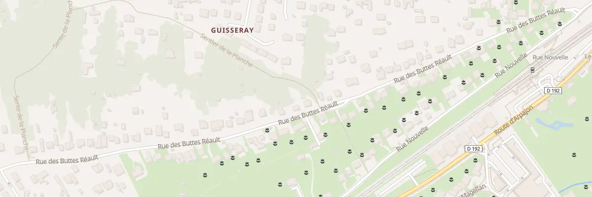 Plan du 54 Rue des Buttes Réault à Breuillet