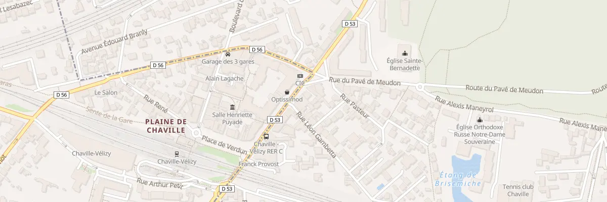 Plan du 21 Rue de Jouy à Chaville