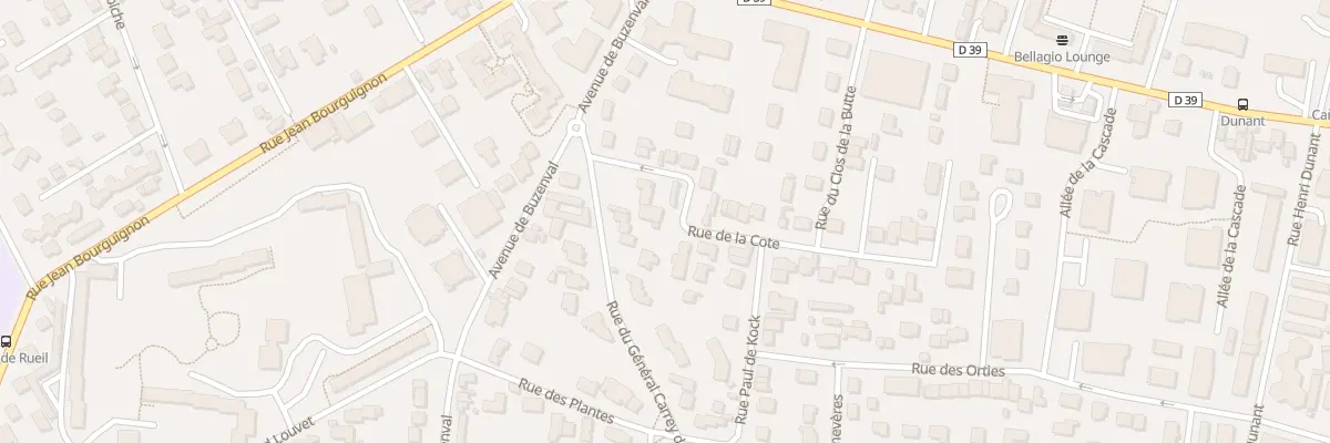 Plan du 11 Rue du Gen Carrey de Bellemare à Rueil-Malmaison