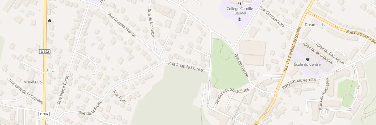 Plan du 2B Rue Anatole France à Montigny-lès-Cormeilles
