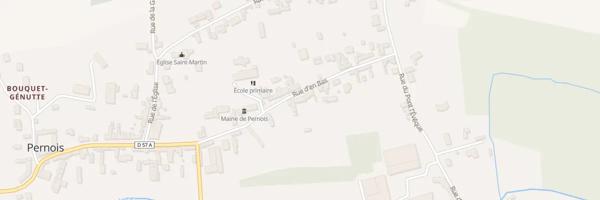 Plan du 180 Rue d’En Bas à Pernois