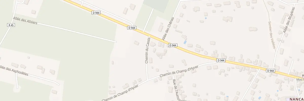Plan du 55 Rue de Salbris à Nançay