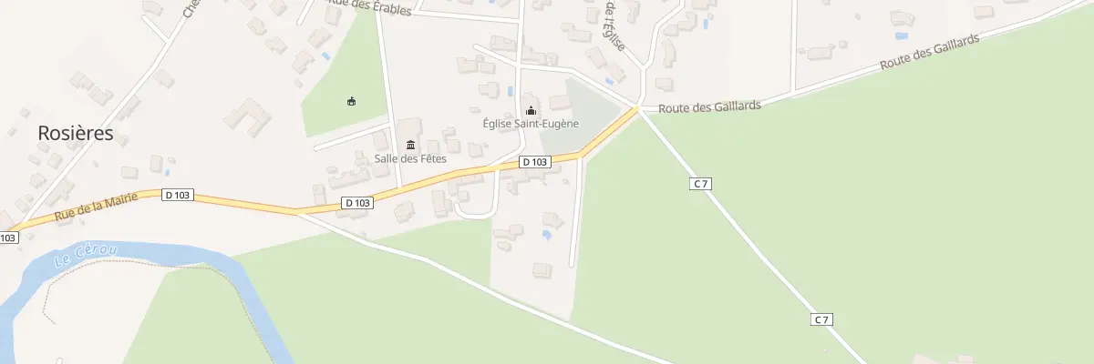 Plan du 3 Rue de la mairie à Rosières