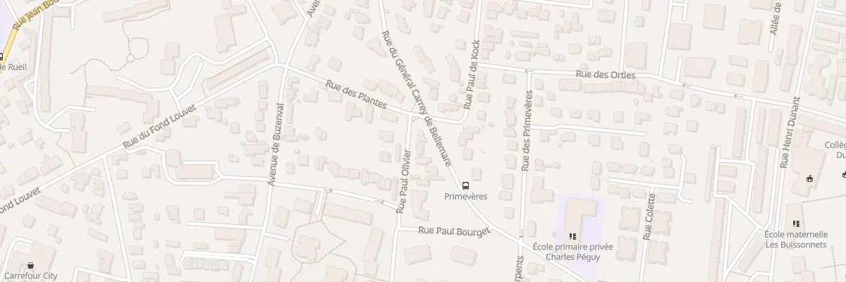 Plan du 28 Rue du Gen Carrey de Bellemare à Rueil-Malmaison
