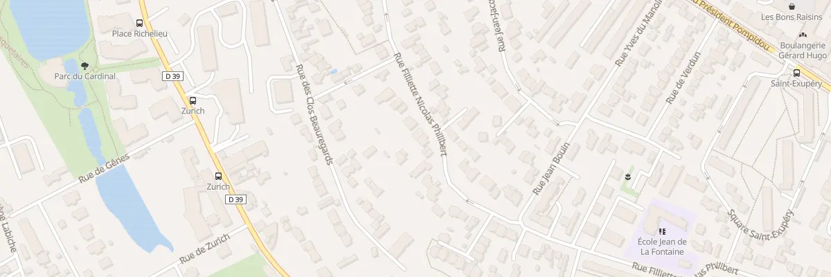 Plan du 92 Rue Ftte N Philibert à Rueil-Malmaison