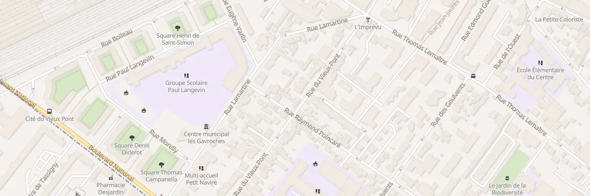Plan du 58 Rue du Vieux-Pont à Nanterre