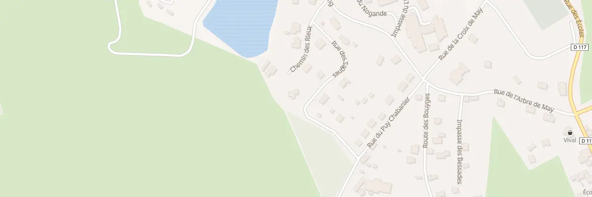 Plan du 1 Rue des Sagnes à Neuvic