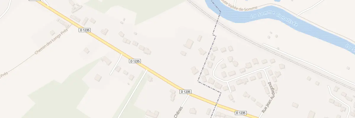 Plan du 6 Rte de la Chapelle à Breilly