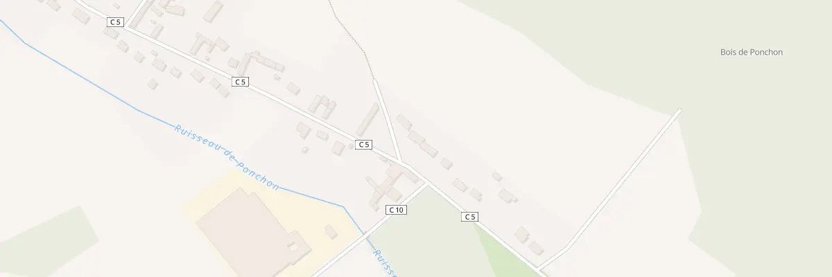 Plan du 30 Rue de Pierrepont à Ponchon