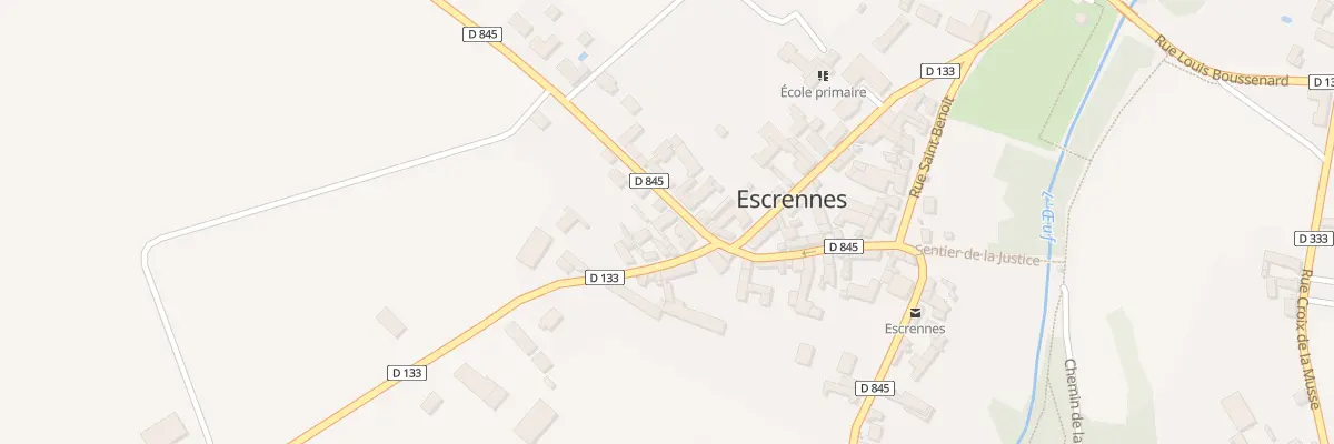 Plan du 3 Rue de Montvilliers à Escrennes