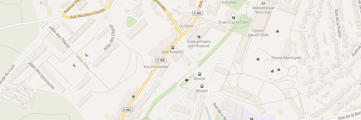 Plan du 2 Rue de la Ronce à Ville-d’Avray