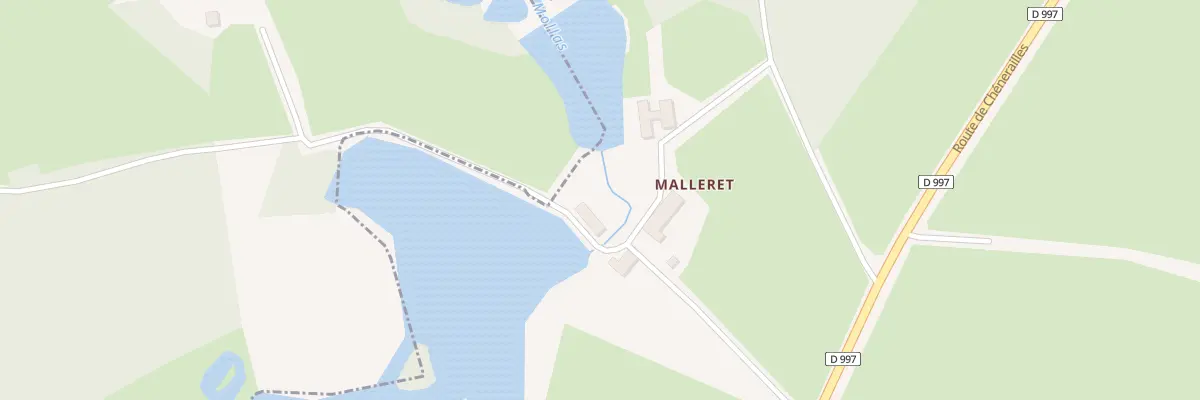 Plan du 2 Malleret à Saint-Dizier-la-Tour