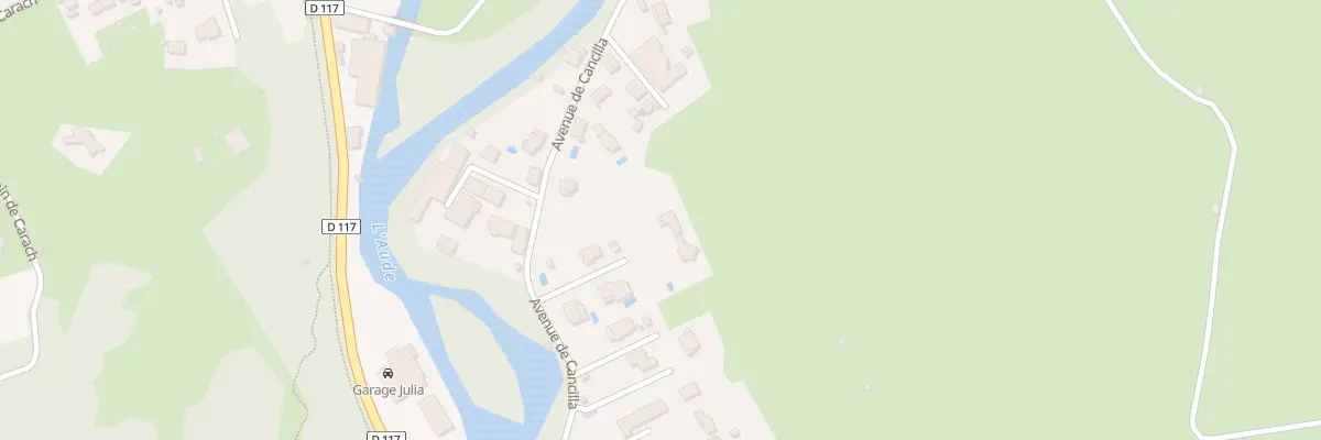 Plan du 53 Av de Cancilla à Quillan