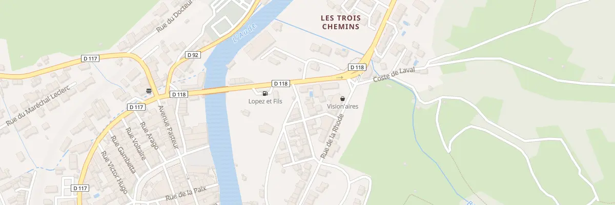 Plan du 10 Rue Ferdinand Salvat à Quillan