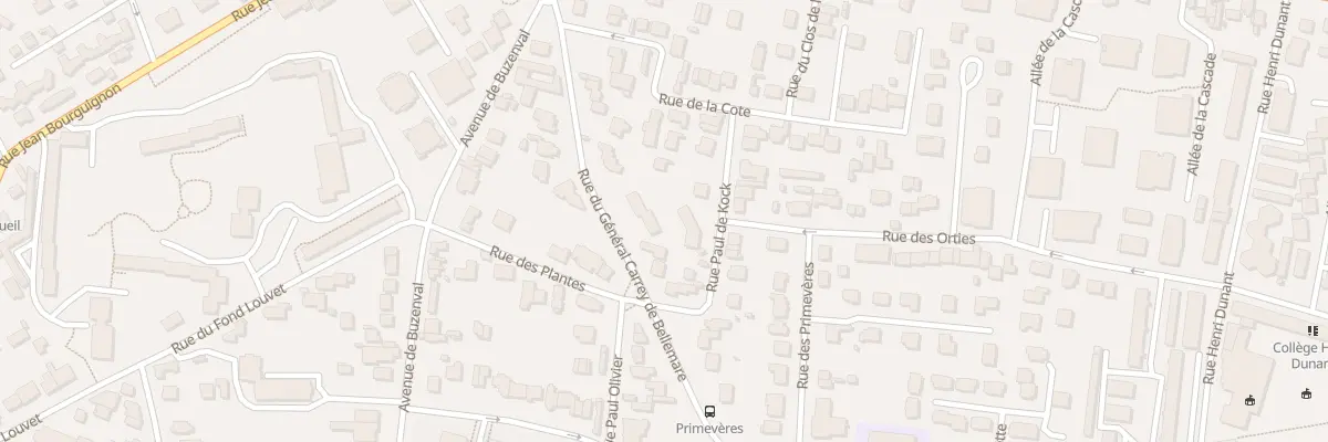 Plan du 23 Rue du Gen Carrey de Bellemare à Rueil-Malmaison