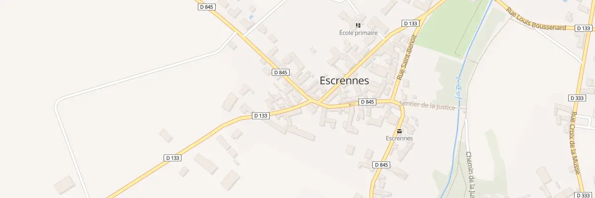Plan du 40 Rue Louis Boussenard à Escrennes