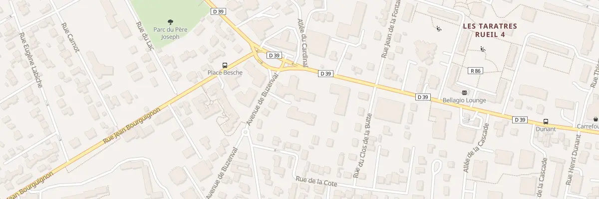 Plan du 3B Av de Buzenval à Rueil-Malmaison