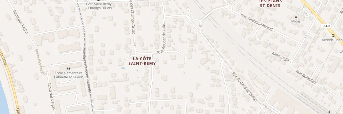Plan du 9 Rue Rouget de l’Isle à Cormeilles-en-Parisis