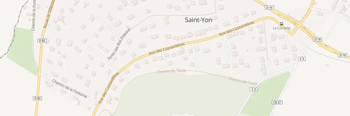Plan du 50 Rue des Cosnardières à Saint-Yon