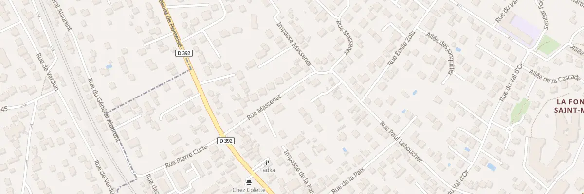 Plan du 8 Rue Massenet à Cormeilles-en-Parisis