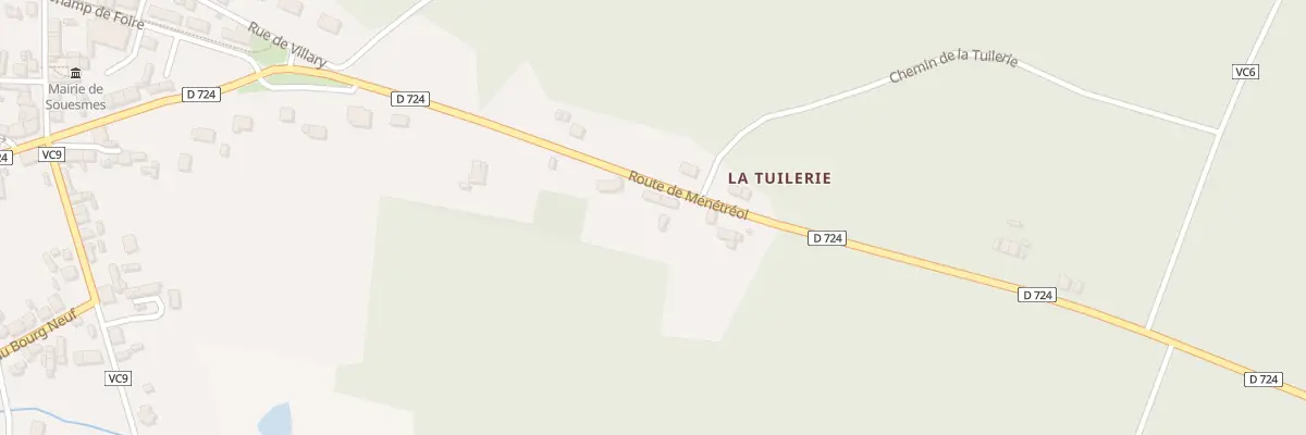 Plan du 48 Rue du 17 Juin à Souesmes