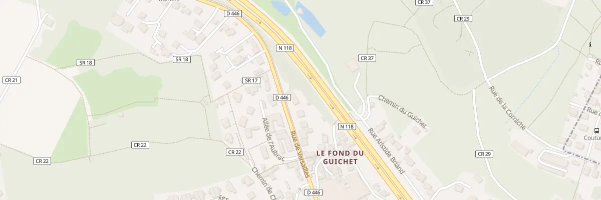 Plan du 68 Rue de Versailles à Orsay
