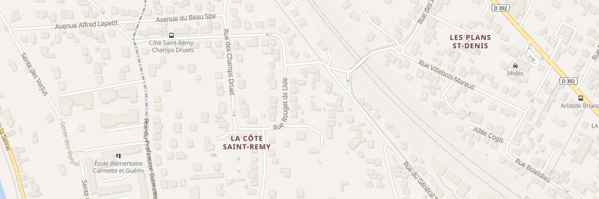 Plan du 3 Rue Rouget de l’Isle à Cormeilles-en-Parisis