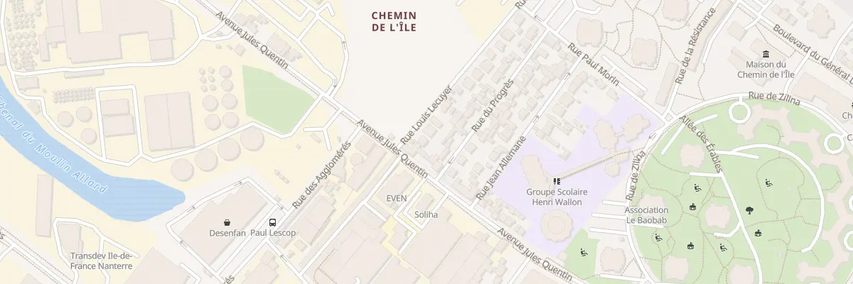 Plan du 59 Rue Louis Lecuyer à Nanterre
