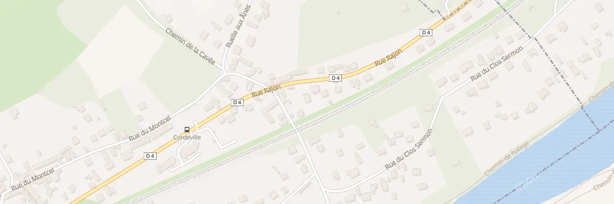 Plan du 7 Rue Rajon à Auvers-sur-Oise