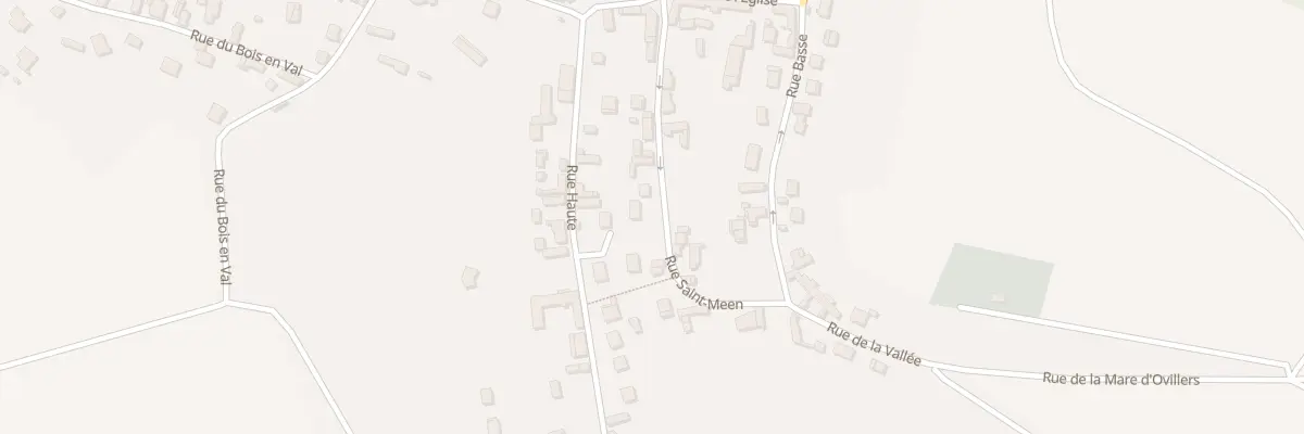 Plan du 9 Rue St Meen à Mortefontaine-en-Thelle