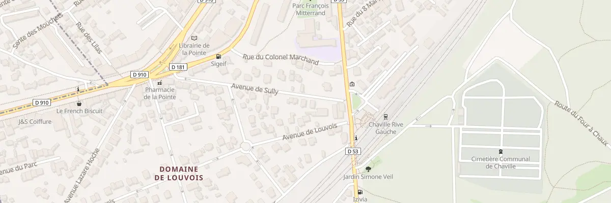 Plan du 5B Av Sully à Chaville